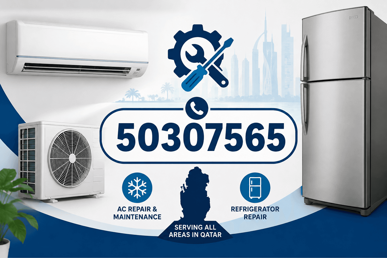 Which of areas of Qatar does Maintenance24/7 Serve ?