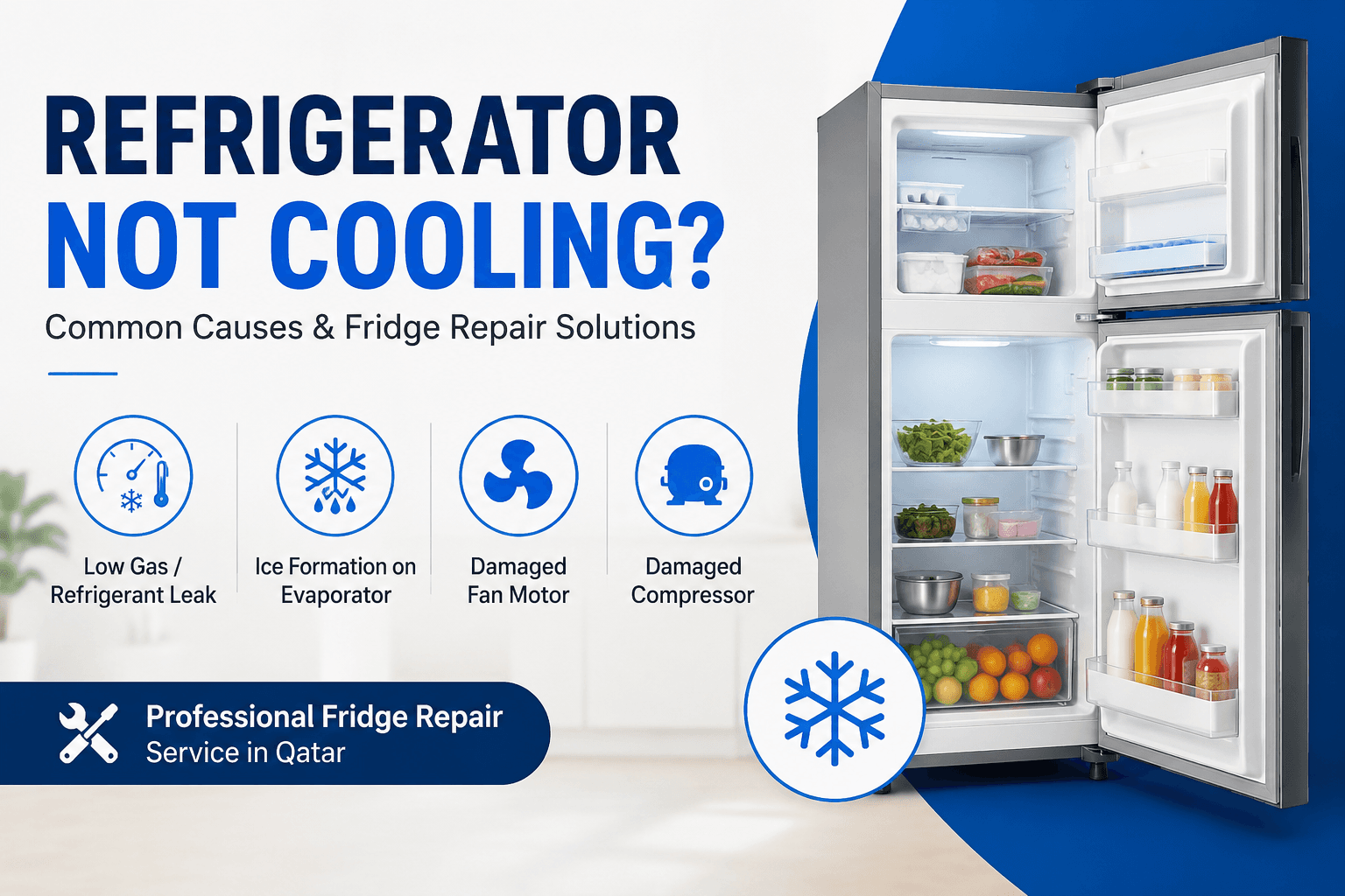 Why Is My Refrigerator Not Cooling? | Fridge Repair Service